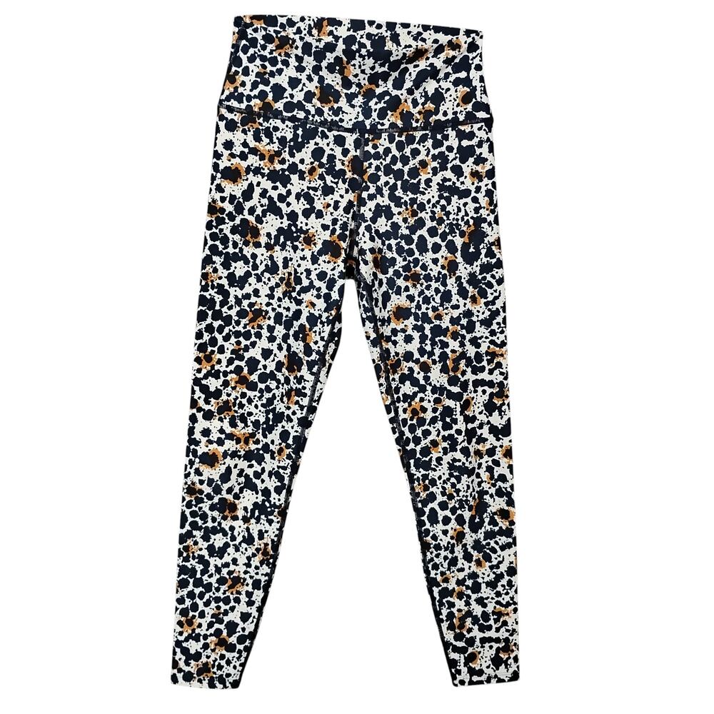 Sage Collective Hi-Rise Black and White Animal Print Leggings Size XS Cropped